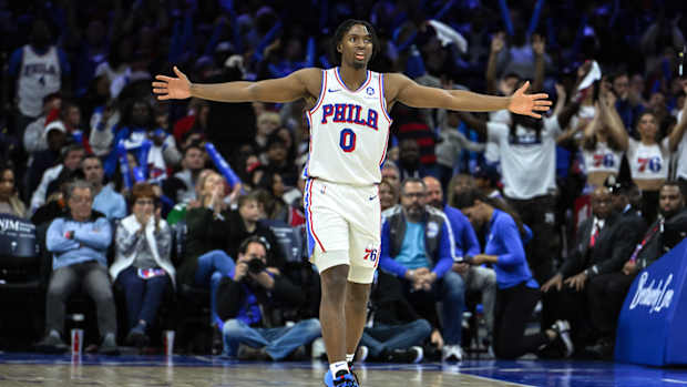 Philadelphia 76ers guard Tyrese Maxey scored a career-high 50 points against the Indiana Pacers.